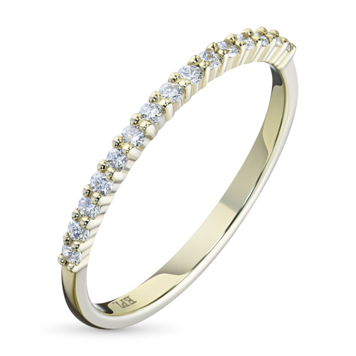 Кольцо из желтого золота с бриллиантами э0301кц12153500