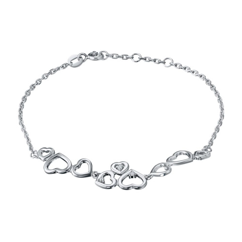 Браслет из серебра с бриллиантами э0601бр07153200