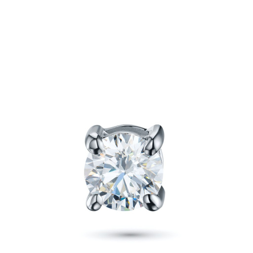 Классическая подвеска из белого золота с бриллиантом э4001пд02121100