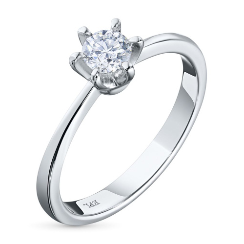 Кольцо из белого золота с бриллиантом э4001кц06160900