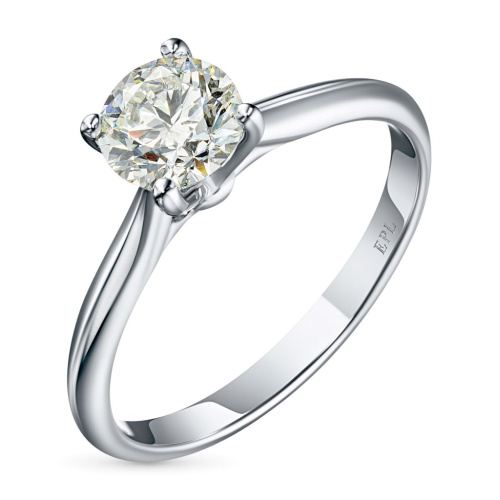 Кольцо из белого золота с бриллиантом э4001кц06200857