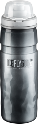 Велосипедная термофляга Elite Fly Ice с крышкой (серый 500 мл)