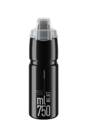 Велосипедная фляга Elite Jet Plus (черный 750 мл)