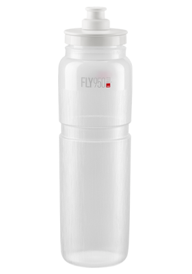 Велосипедная фляга Elite Fly Tex (прозрачный / белый 950 мл)