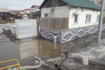 Работу по откачке воды с подтопленных дворов усилят в Мюрюнском наслеге Усть-Алданского района / Дьулустаан Сергеев   