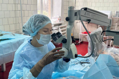 Четвертая бригада якутских медиков приступила к работе в ДНР / Саина Титова   