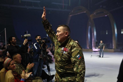 Командиру первого добровольческого отряда «Боотур» Александру Колесову присвоено звание Героя России / Мария Архипова   