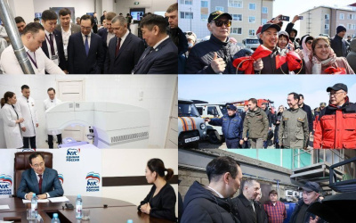 Подготовка к паводку, поездки в районы, встречи с населением: обзор работы главы Якутии за апрель / Анастасия Филиппова   