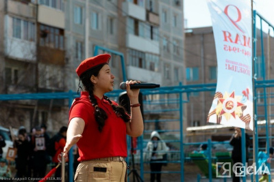В Якутске проходит акция «Поем двором» / Анна Лебединская Якутск Якутск Республика Саха (Якутия)