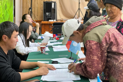 К 12:00 явка избирателей на выборах в Якутии составила 19,63% / ЯСИА   Республика Саха (Якутия)