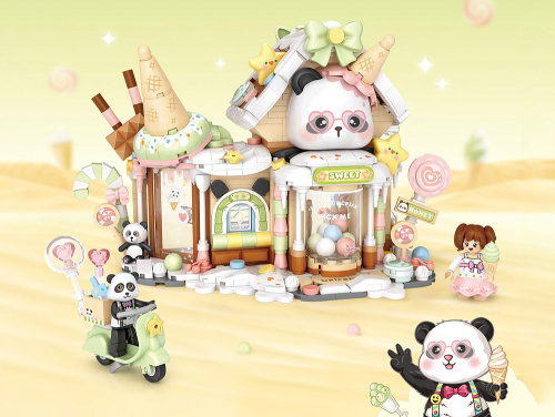 1380_MK Конструктор Панда и мороженое