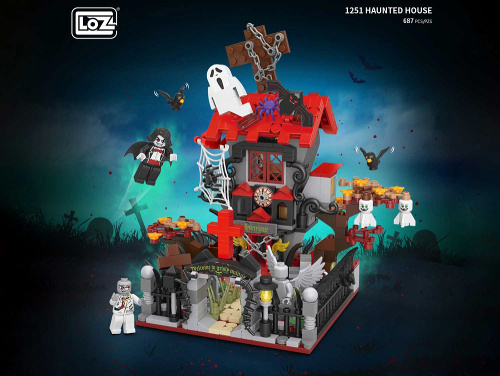 1251_MK Конструктор Дом с привидениями
