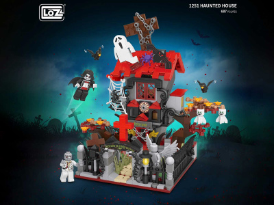 1251_MK Конструктор Дом с привидениями