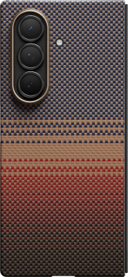 Чехол Pitaka Ultra-Slim Case для Galaxy Z Fold7, кевлар коричневый