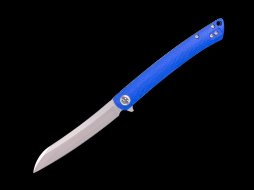 Складной нож Dr.Tech W4224LBL, сталь D2, рукоять G10, синий