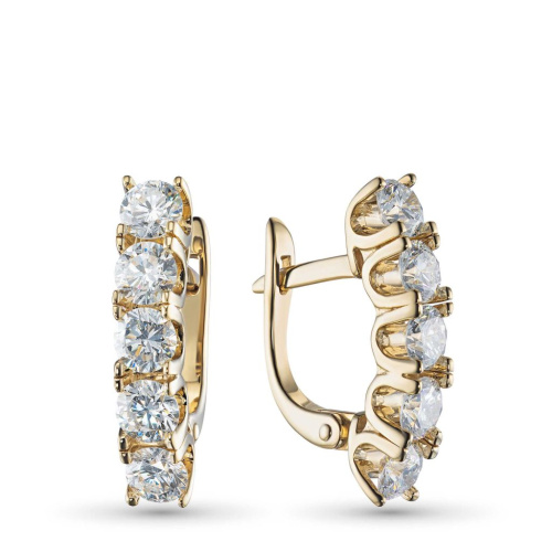 Серьги из желтого золота э0312сг03185000_white