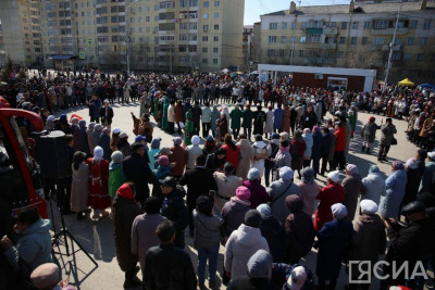 В Якутске станцевали народный «Осуохай Победы» / Мария Архипова Якутск Якутск Республика Саха (Якутия)