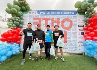 Ветераны спецоперации приняли участие в национальном забеге «ЭтноРан» / ЯСИА   