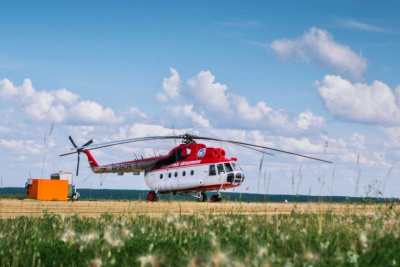Открыты авиаперевозки через реку Лену / ЯСИА Нижний Бестях Мегино-Кангаласский Республика Саха (Якутия)