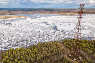 Фото: ледоход на реке Лене с Табагинского мыса / ЯСИА Якутск Якутск Республика Саха (Якутия)