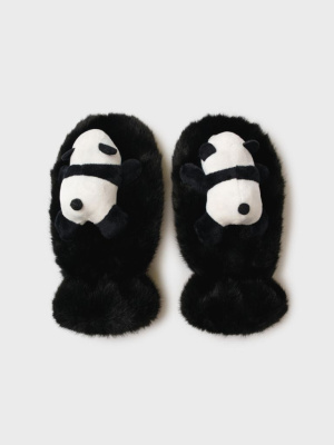 Варежки трикотажные для девочек