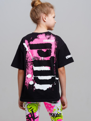 Фуфайка трикотажная для девочек (футболка)