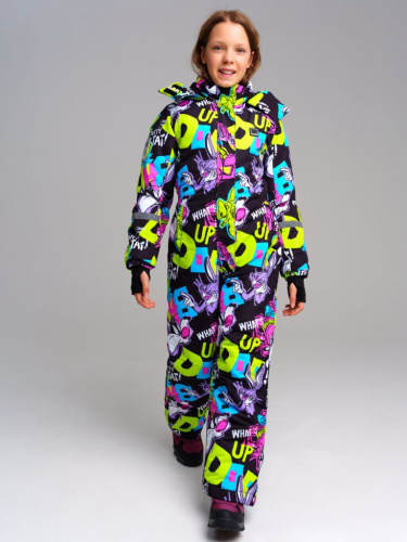 Комбинезон текстильный с полиуретановым покрытием для девочек