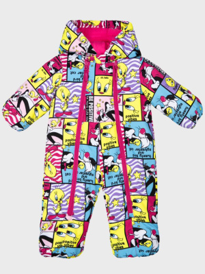 Комбинезон детский текстильный с полиуретановым покрытием для девочек