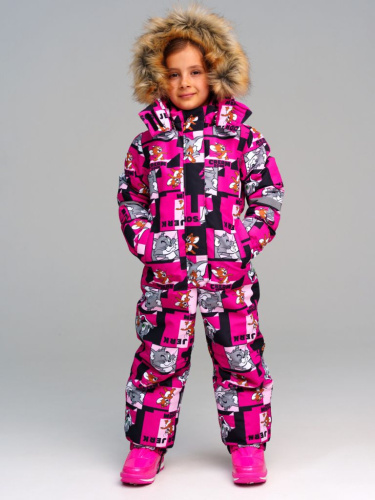 Комбинезон текстильный с полиуретановым покрытием для девочек