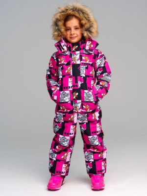 Комбинезон текстильный с полиуретановым покрытием для девочек