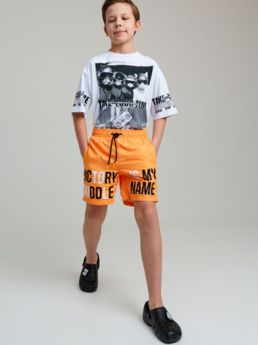 Шорты текстильные плавательные для мальчиков, длинные