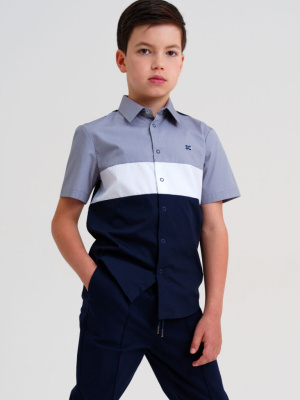 Сорочка текстильная для мальчиков (regular fit)