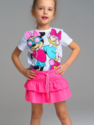 Юбка-шорты трикотажные для девочек