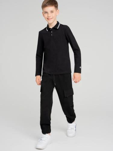 Сорочка трикотажная с воротником поло для мальчиков