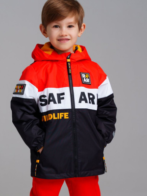 Куртка текстильная с полиуретановым покрытием для мальчиков (ветровка)