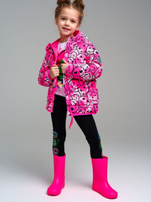 Куртка текстильная с полиуретановым покрытием для девочек