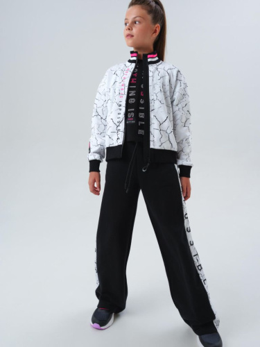 Комплект трикотажный для девочек: толстовка, брюки