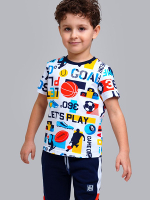 Фуфайка трикотажная для мальчиков (футболка)