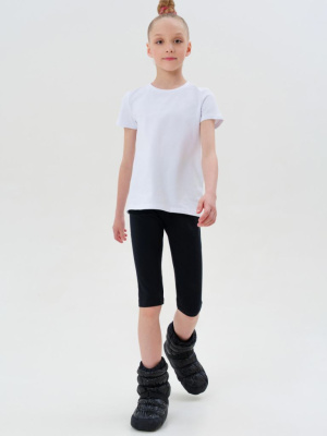 Брюки трикотажные для девочек (легинсы укороченные)