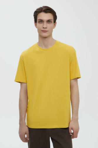 Базовая футболка из хлопка прямого силуэта