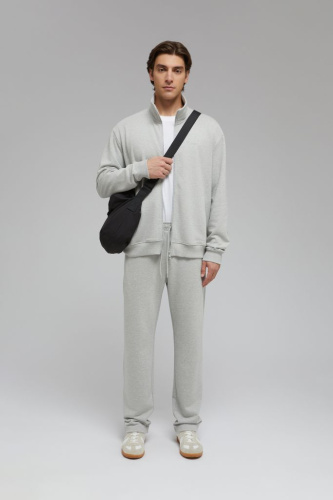 Толстовка на молнии с воротником-стойкой