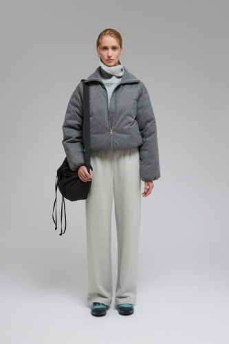 Трикотажные брюки свободного силуэта