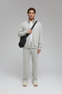 Толстовка на молнии с воротником-стойкой