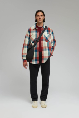 Брюки прямого кроя из хлопка