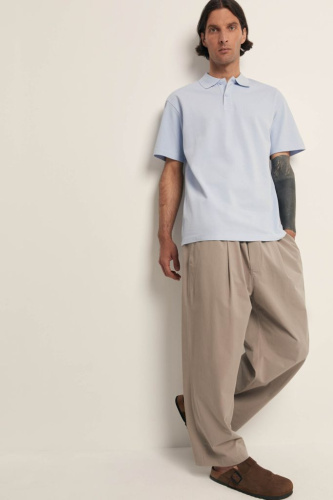 Поло из органического хлопка пике