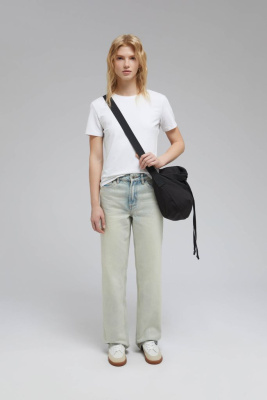 Футболка приталенного кроя из хлопка