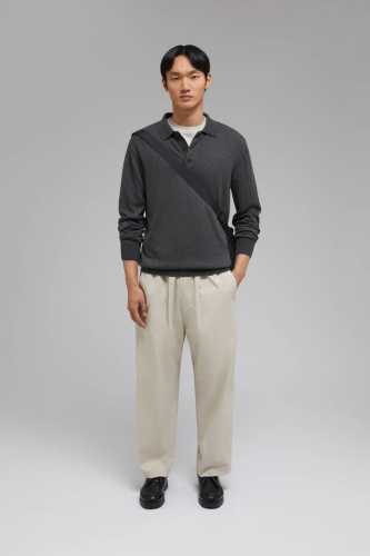 Джемпер-поло с шерстью