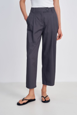 Брюки прямого кроя из хлопка