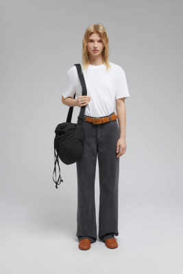 Футболка свободного кроя из хлопка