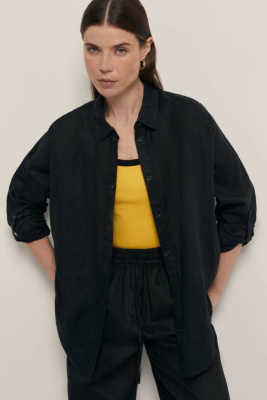 Блузка из конопляной ткани